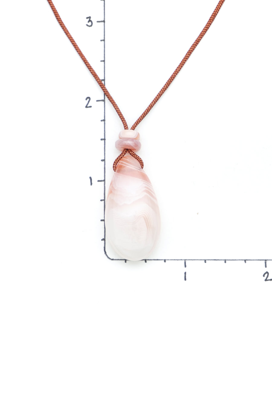 Peach Agate Pendant