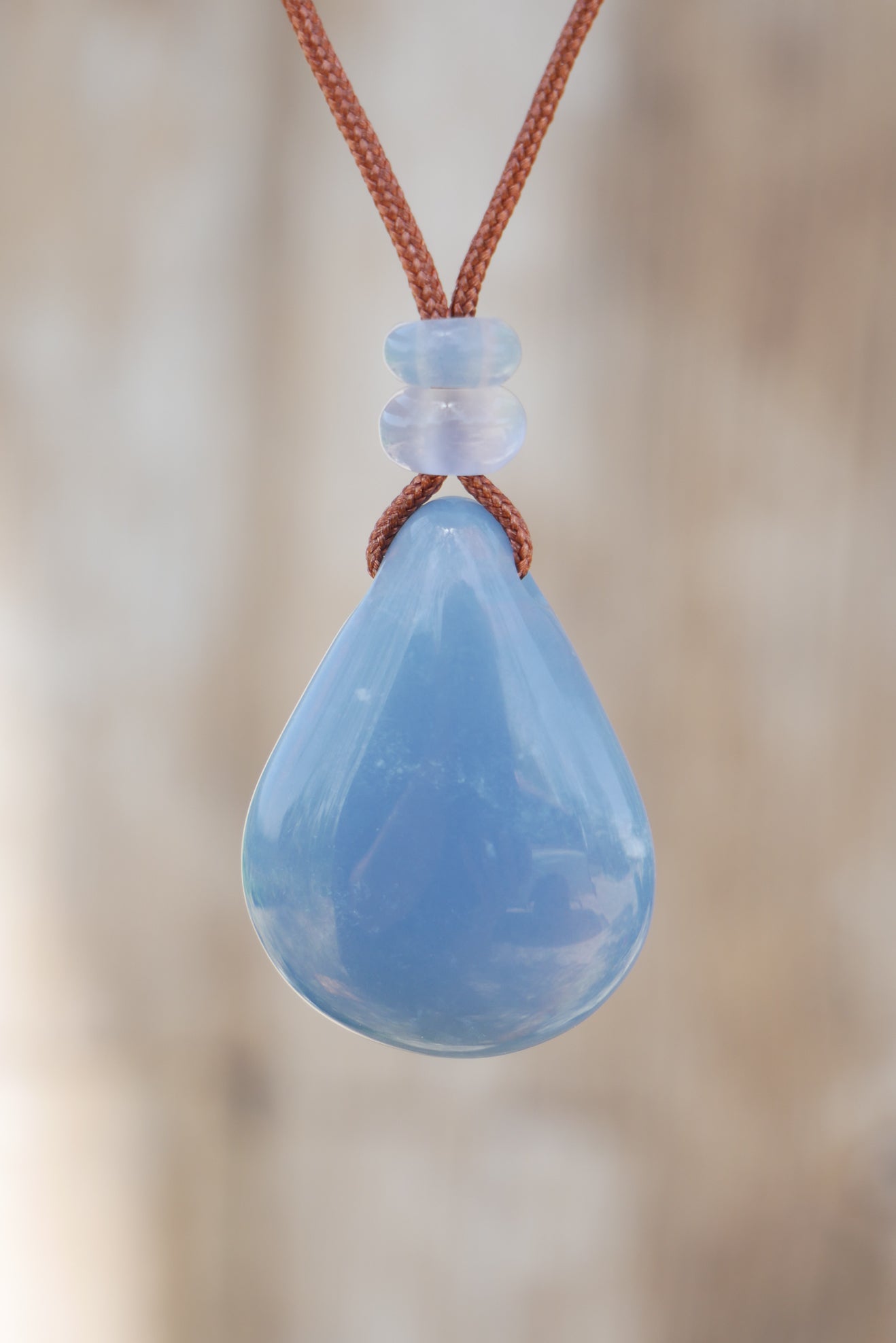 blue opal pendant