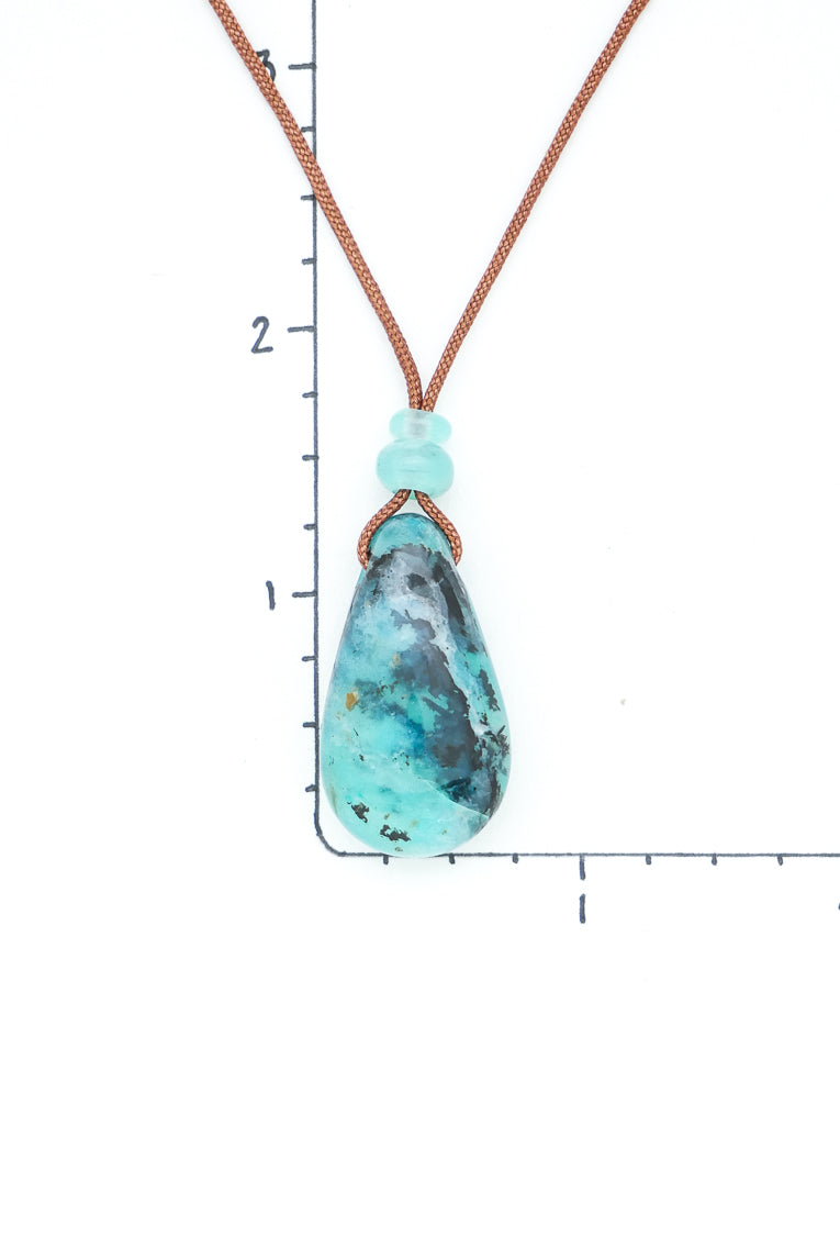 blue opal pendant