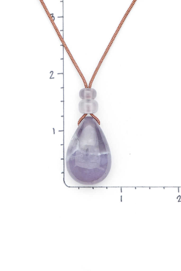 Salvia Chalcedony Pendant