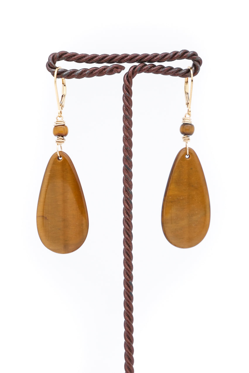 Tiger's Eye Earrings