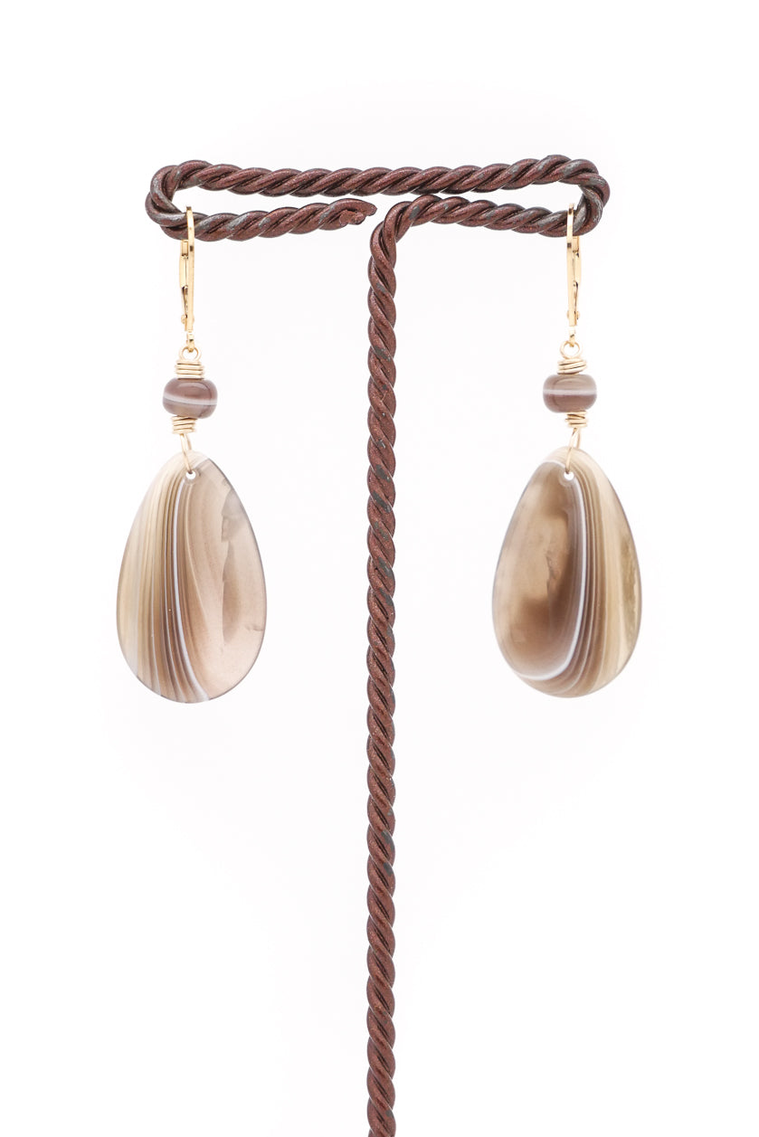 Botswana Agate Earrings