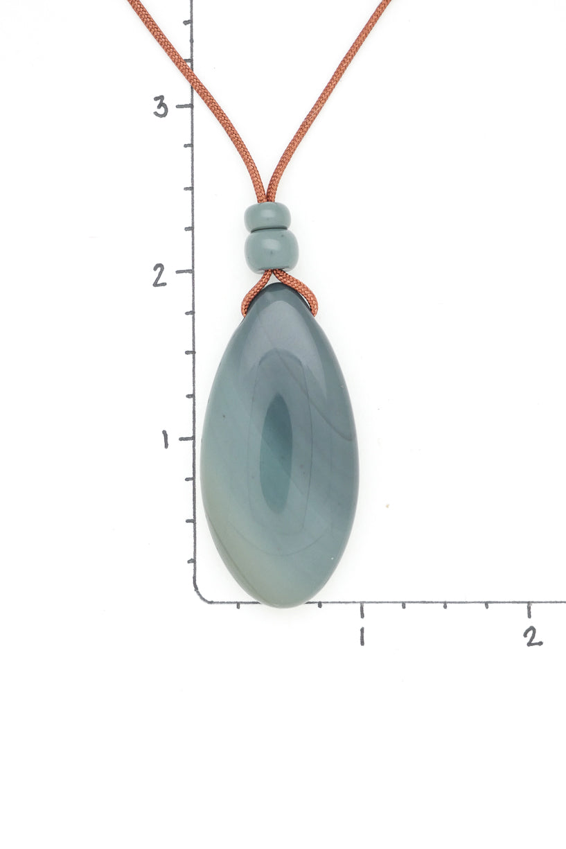 Blue Obsidian Pendant